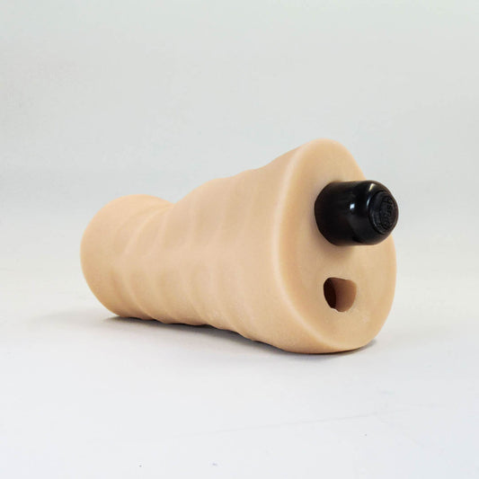 Masturbador Vibratorio Angie con Canal Texturizado y Bala Extraíble M for Men