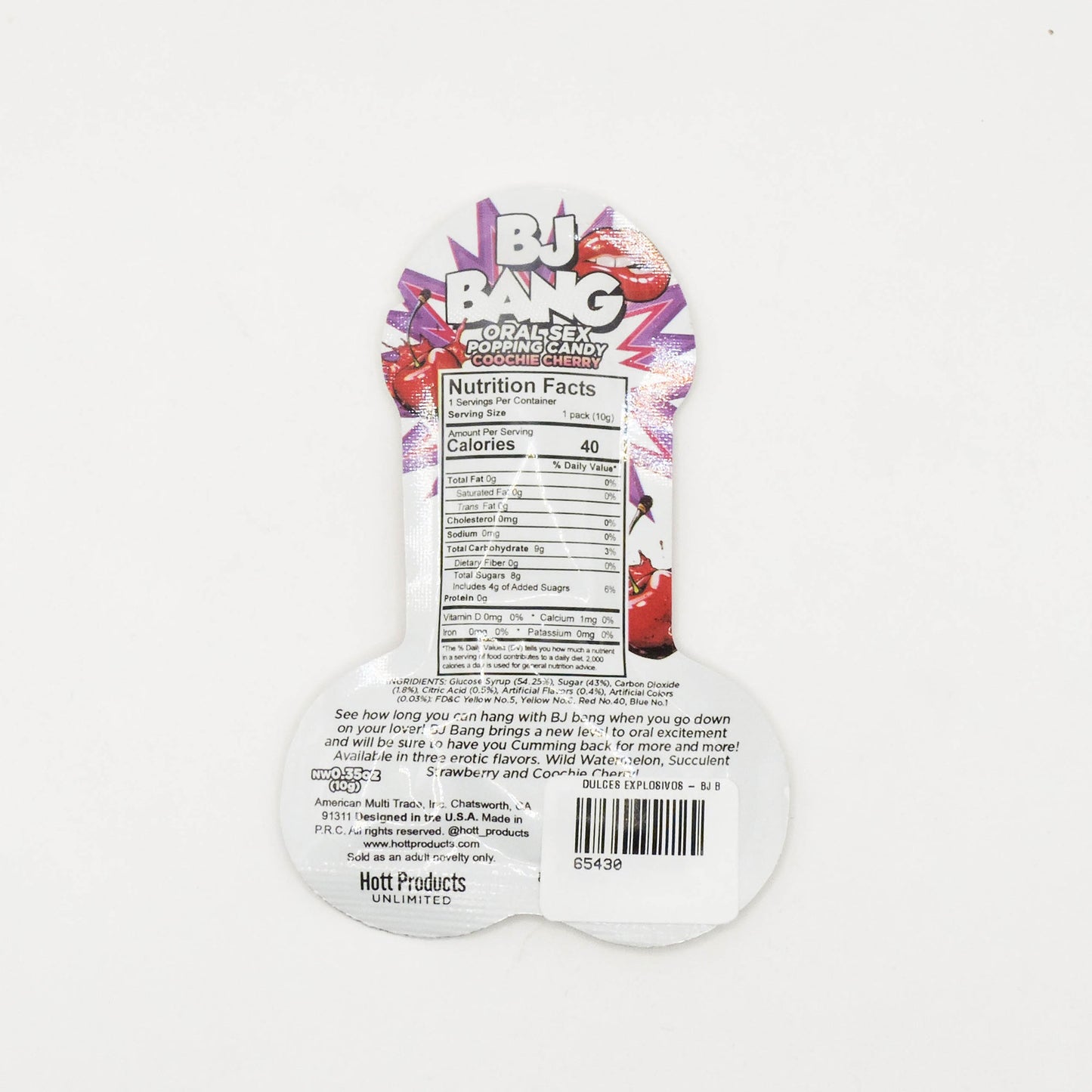 BJ Bang Dulce Explosivo Sabor Cereza