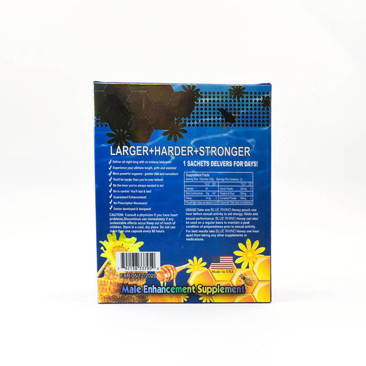 Miel Blue Rhino Honey - Unidad Individual 15g