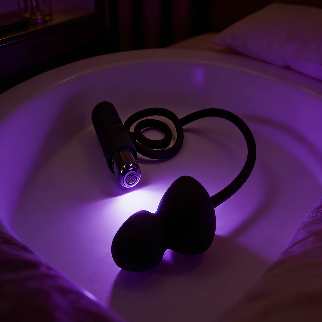 Plug Anal con Vibrador y Anillo C-Ring Blush Novelties