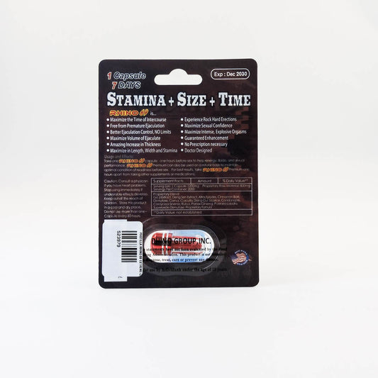 Cápsula Rhino 69 Extreme 60000 para Hombres - Suplemento herbal