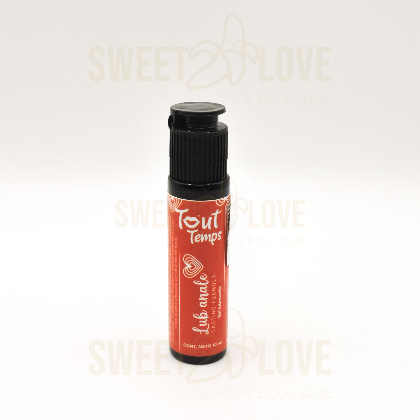 Tout Temps Lub Anale Lasting Formula Rojo Corazones 30 ml