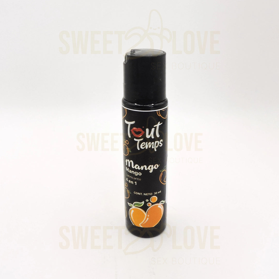 Lubricante Tout Temps Mango 4 en 1 - Base Agua
