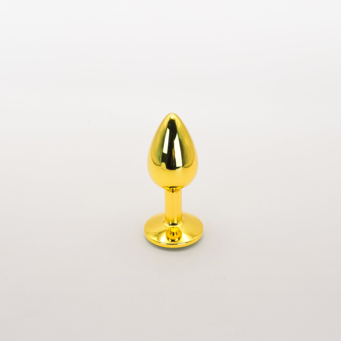 Plug Anal Metálico Diamante Tornasol Gold