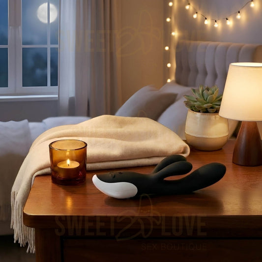 Vibrador Dual Rabbit LENA NV TOYS - Dispositivo con Motores Triples y Vibración Ajustable