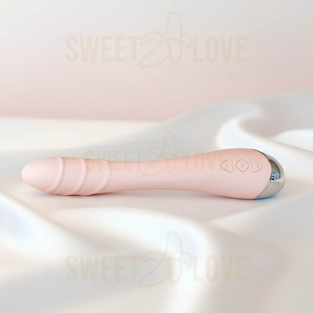 Vibrador Silver Fox - Silicona Suave y ABS con Forma Curvada para Estimulación Relajante