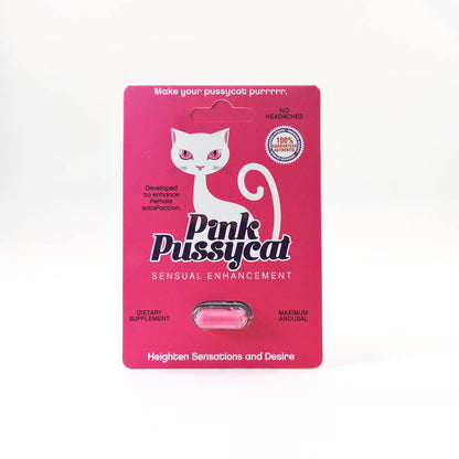 Cápsula Pink Pussycat Potenciador Sensual - Vigorizante Natural para Mujeres