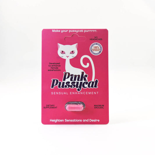 Cápsula Pink Pussycat Potenciador Sensual - Vigorizante Natural para Mujeres