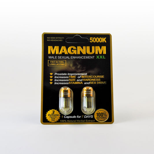 Cápsula Magnum XXL 5000K Suplemento Masculino Natural