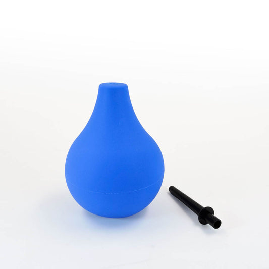 Enema Bulbo de Silicona 224ml con Sello Seguro y Boquilla Ergonómica