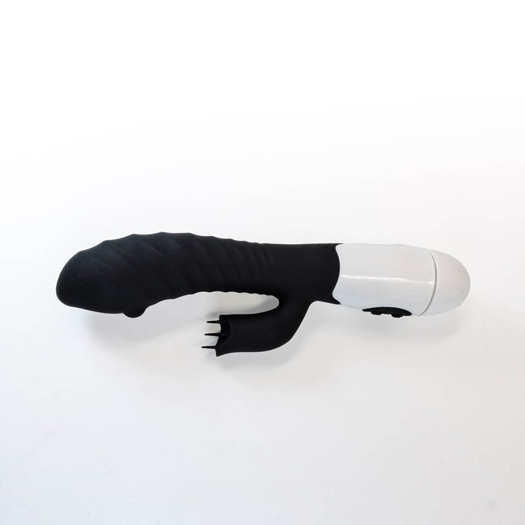 Juguete Vibrador Negro con 30 Patrones y Estimulación Clítoris