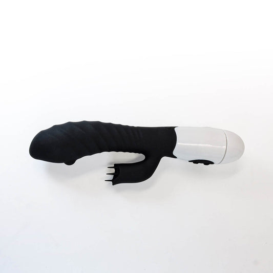 Juguete Vibrador Negro con 30 Patrones y Estimulación Clítoris