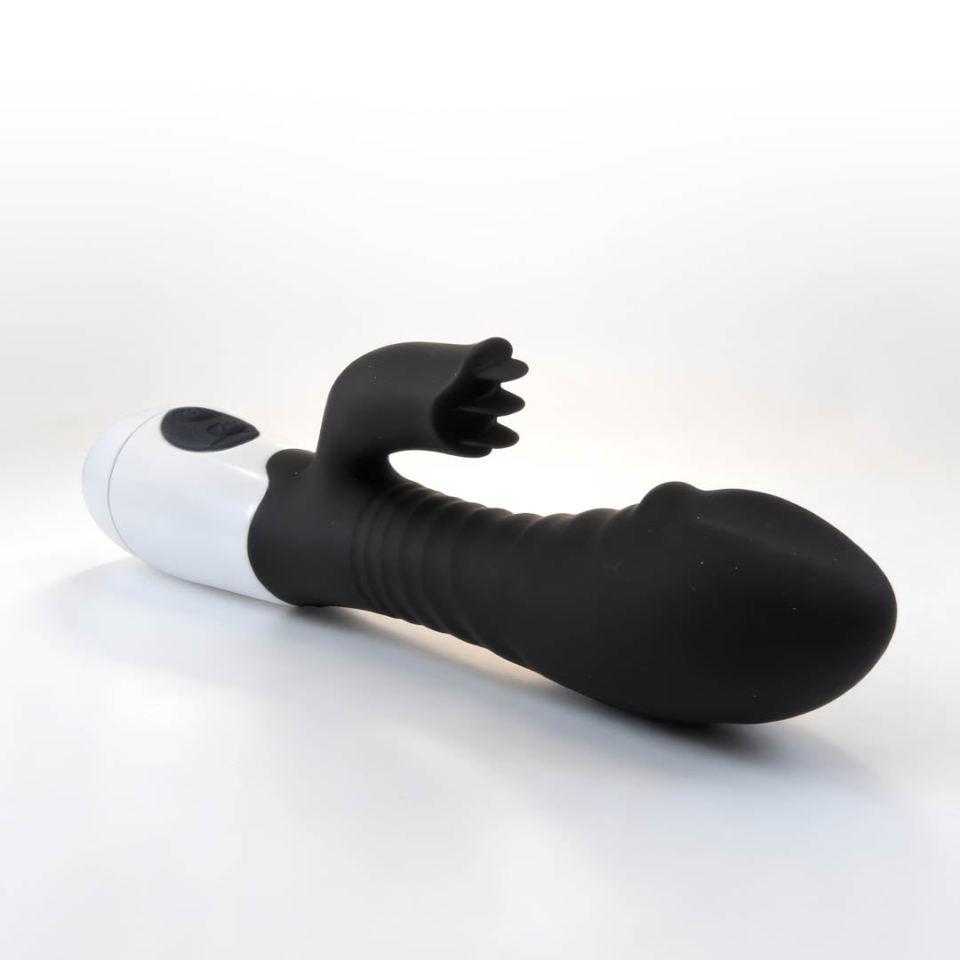 Juguete Vibrador Negro con 30 Patrones y Estimulación Clítoris