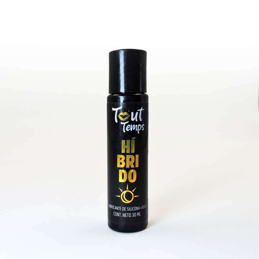 Lubricante Híbrido Tout Temps Hibrido 30 ml - Silicona + Agua para Lubricación Prolongada y Suave