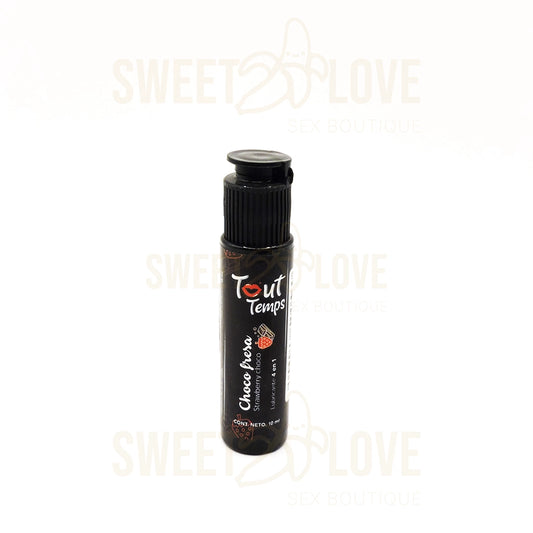 Lubricante Tout Temps Chocofresa 4 en 1 - Base Agua
