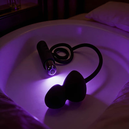 Plug Anal con Vibrador y Anillo C-Ring Blush Novelties