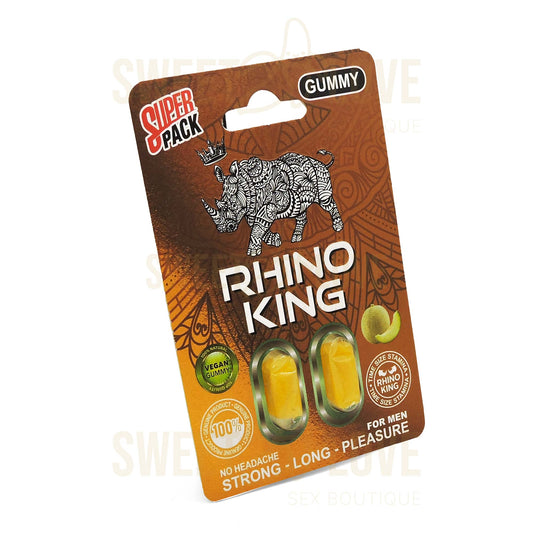 RHINO KING GUMMY Gomitas Melón Verde Veganos 2 unidades