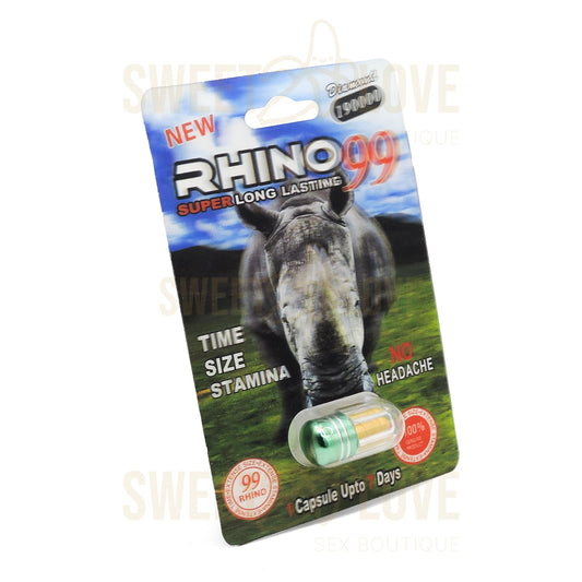 Cápsula Rhino 99 Diamond 190000. Super Long Lasting