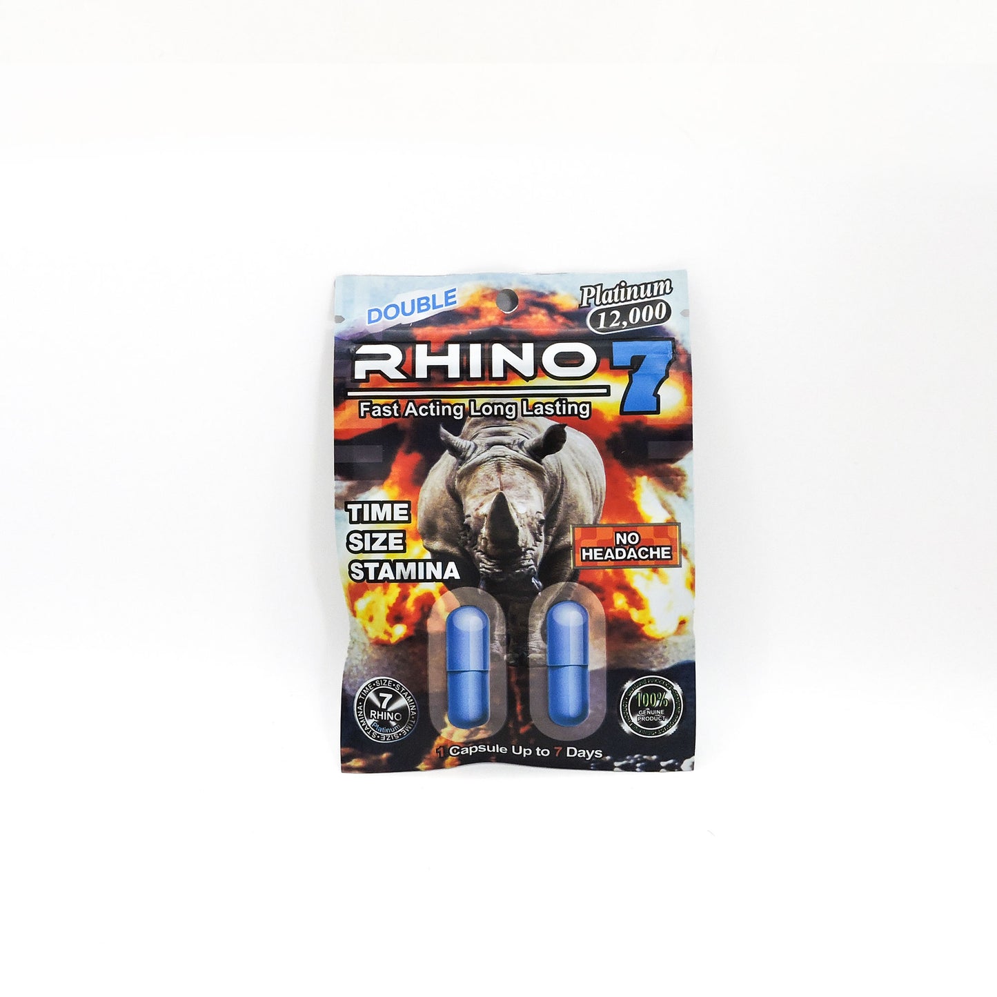 Cápsula Rhino 7 Platinum 12000