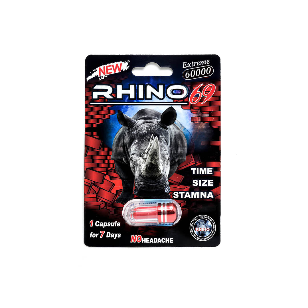 Cápsula Rhino 69 Extreme 60000 para Hombres
