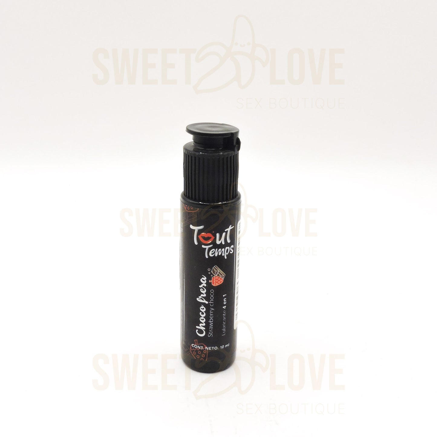 Lubricante Tout Temps Chocofresa 4 en 1 - Base Agua