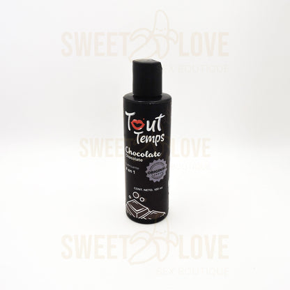 Tout Temps Chocolate Gel Lubricante 4 en 1