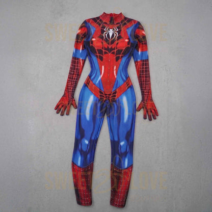 Catsuit Spidergirl Traje de Cuerpo Completo