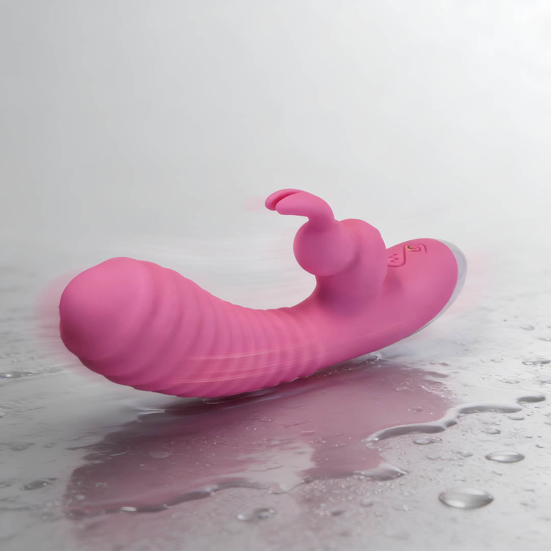 Vibrador Rabbit Born to Feeling con 30 Funciones - Silicona Médica Recargable USB para Estimulación Dual