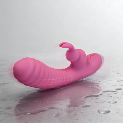 Vibrador Rabbit Born to Feeling con 30 Funciones - Silicona Médica Recargable USB para Estimulación Dual