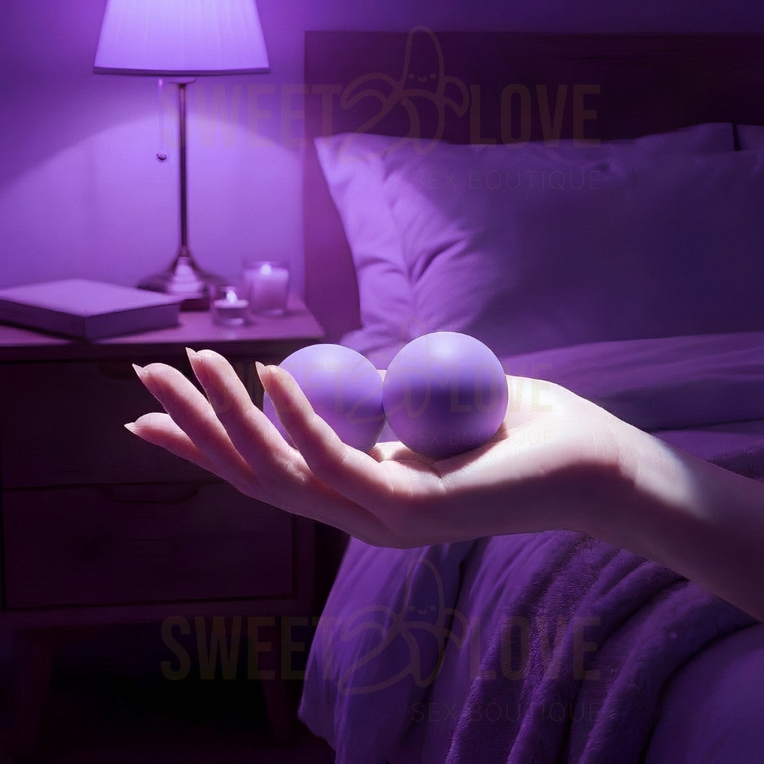 Bolas de Fortalecimiento Pélvico Double O Blush Novelties con Efecto Vibratorio