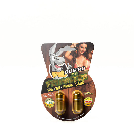 2 Cápsulas Burro en Primavera 880K Natural