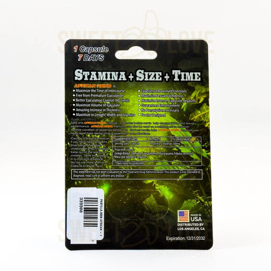 Cápsula African Rhino 300K Super Long Lasting. Suplemento Masculino