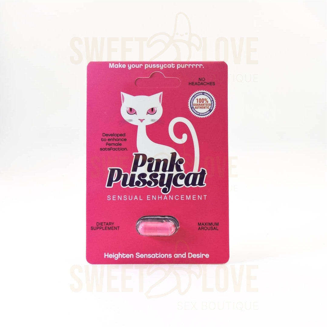 Cápsula Pink Pussycat Potenciador Sensual para Mujeres