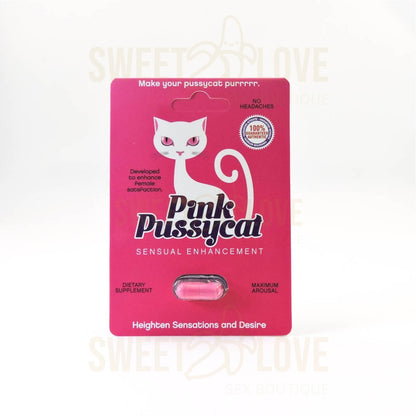 Cápsula Pink Pussycat Potenciador Sensual para Mujeres