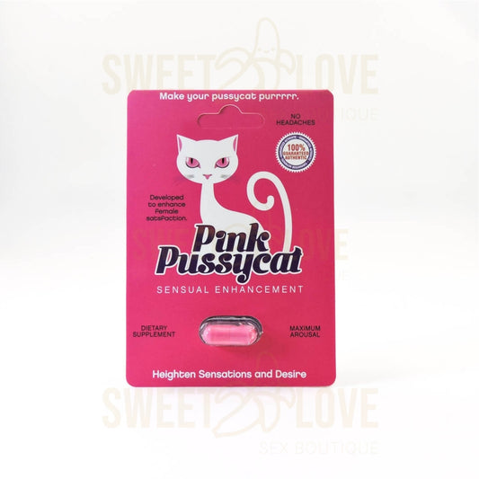 Cápsula Pink Pussycat Potenciador Sensual - Vigorizante Natural para Mujeres