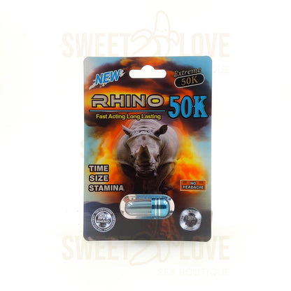 Cápsula Rhino 50K Extreme Suplemento Masculino 50K