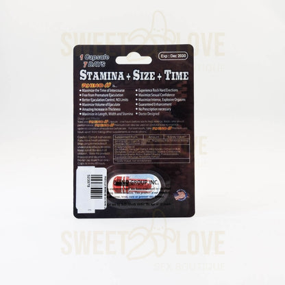 Cápsula Natural Rhino 69 Platinum 35000 Suplemento Masculino