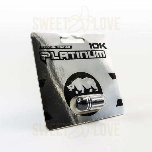 Cápsula Rhino Suplemento 10K Platinum Edición Especial
