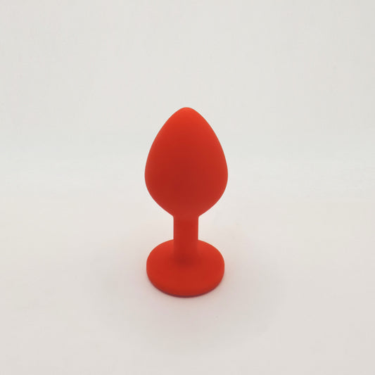 Plug Anal Rubí Esmeralda Silicón Premium