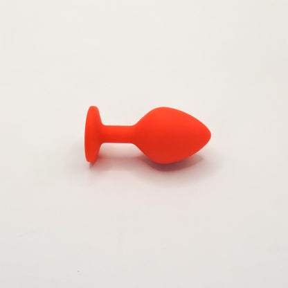 Plug Anal Rubí Esmeralda Silicón Premium