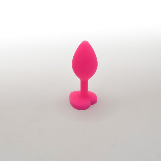Plug Anal Amor Diamante Tornasol Azul