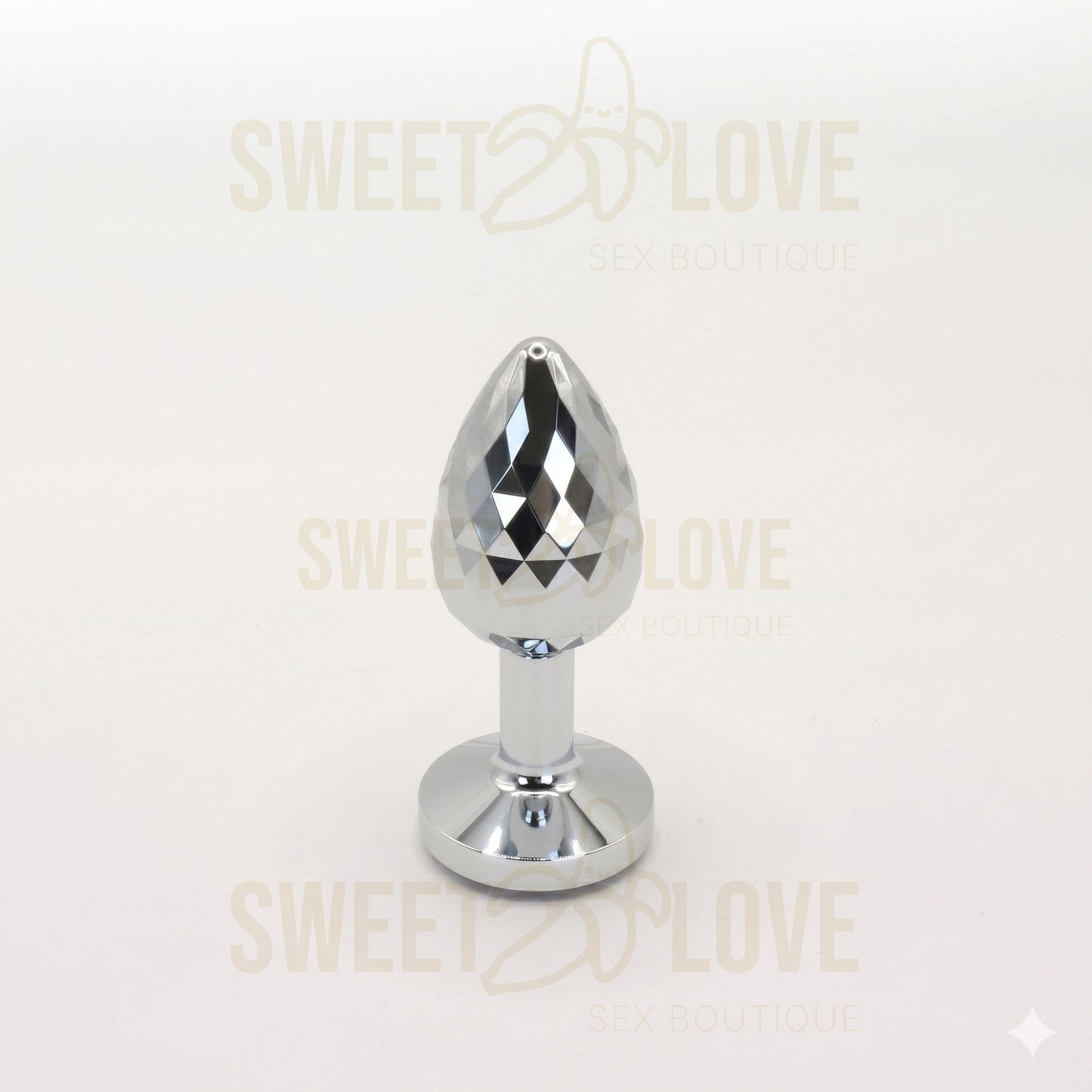 Plug Íntimo Geométrico Deluxe con Cristal Rubí