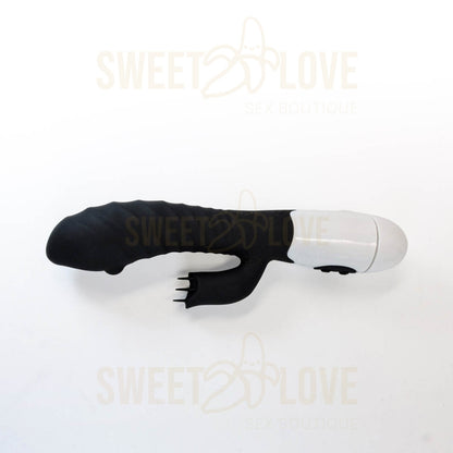Juguete Vibrador Negro con 30 Patrones y Estimulación Clítoris