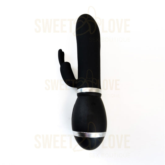 Vibrador Rabbit Liso 12 Funciones con Estimulador Dual