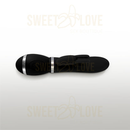 Vibrador Rabbit Liso 12 Funciones con Estimulador Dual