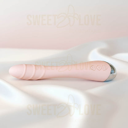 Vibrador Silver Fox - Silicona Suave y ABS con Forma Curvada para Estimulación Relajante