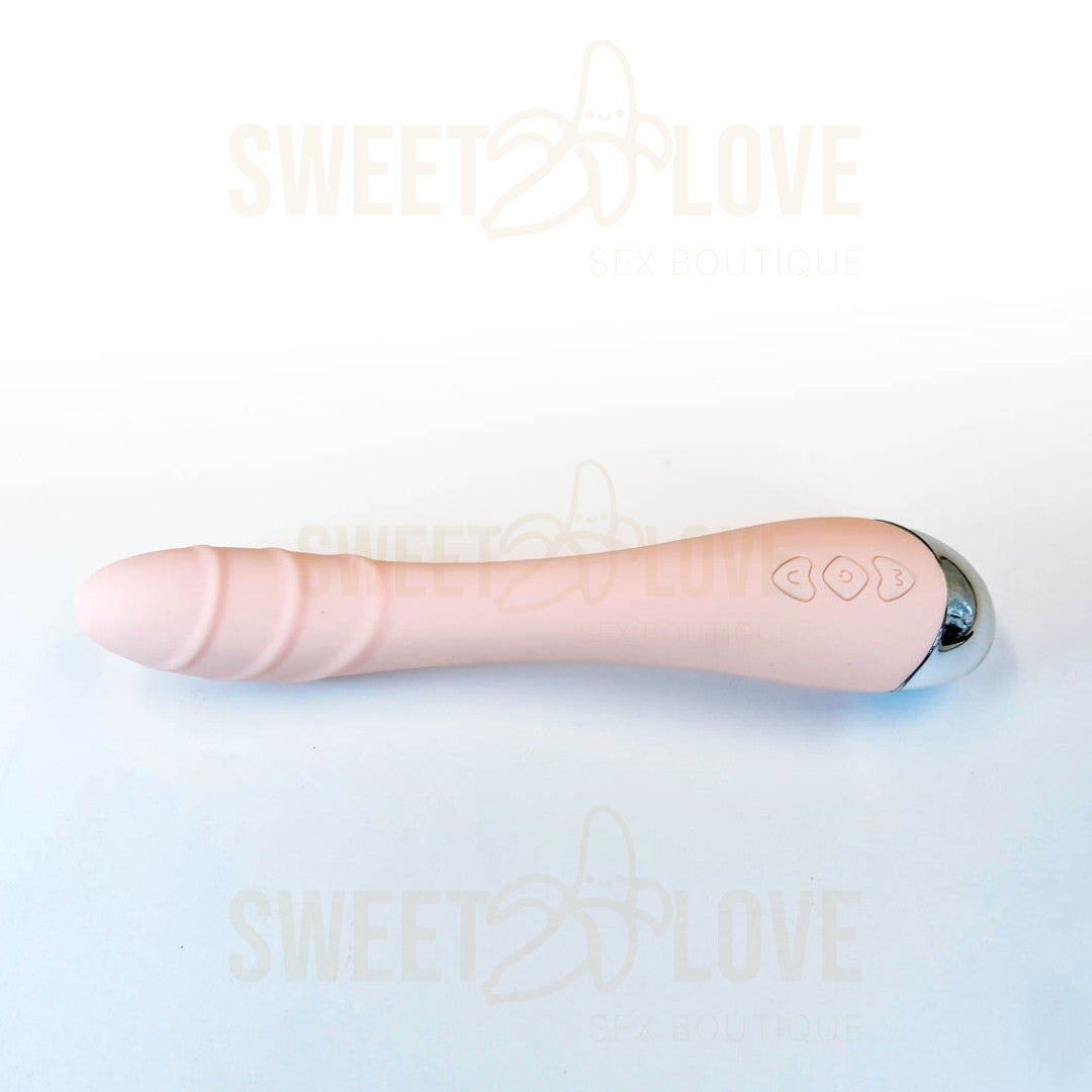 Vibrador Silver Fox - Silicona Suave y ABS con Forma Curvada para Estimulación Relajante